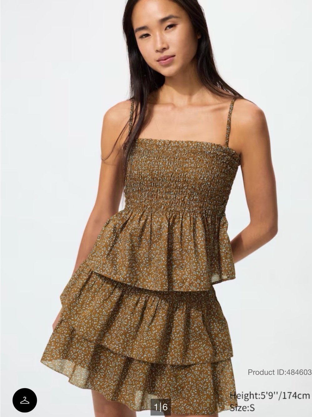 Uniqlo shirring bra cami
